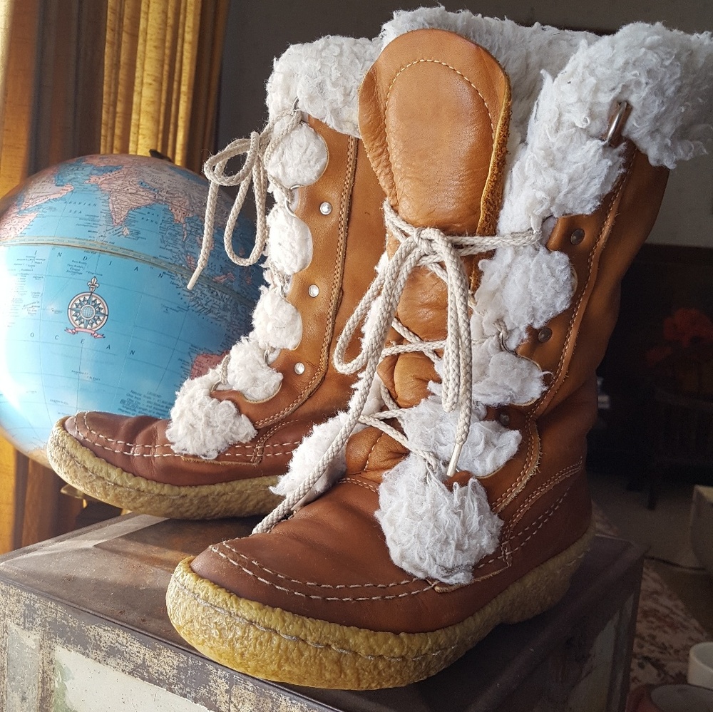 🚫SOLD🚫 Vintage Mukluk Moccasin Leather Boots 7 - Picture 8 of 8